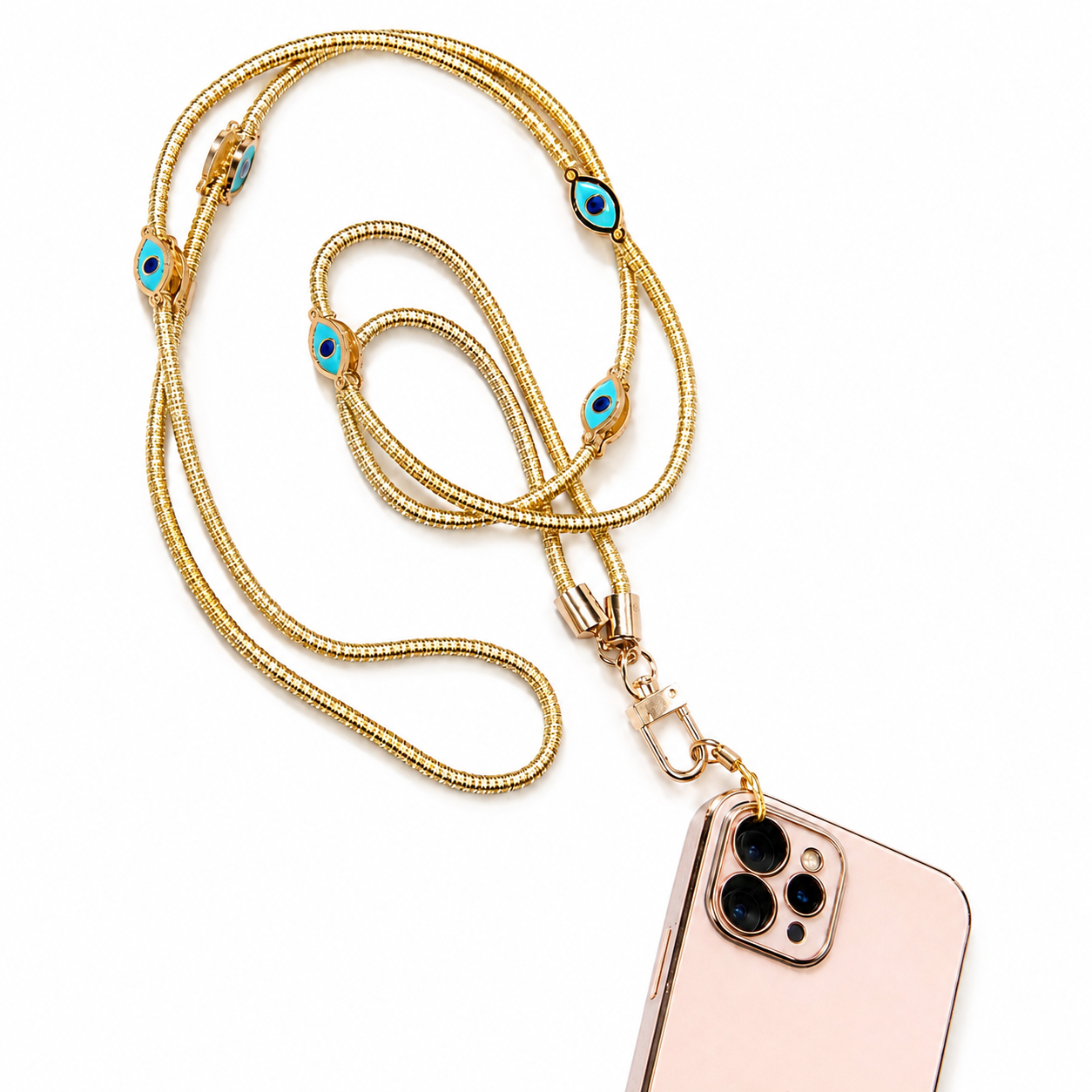Gold Metallic Lanyard