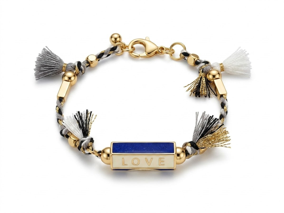 Evil Eye Tassel Bracelet