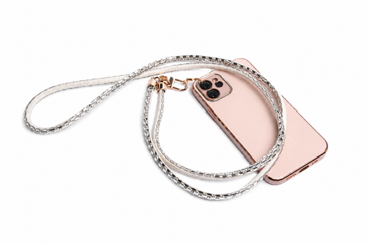 Silver Baguette Lanyard