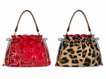 Red Reversible Bandana Bag