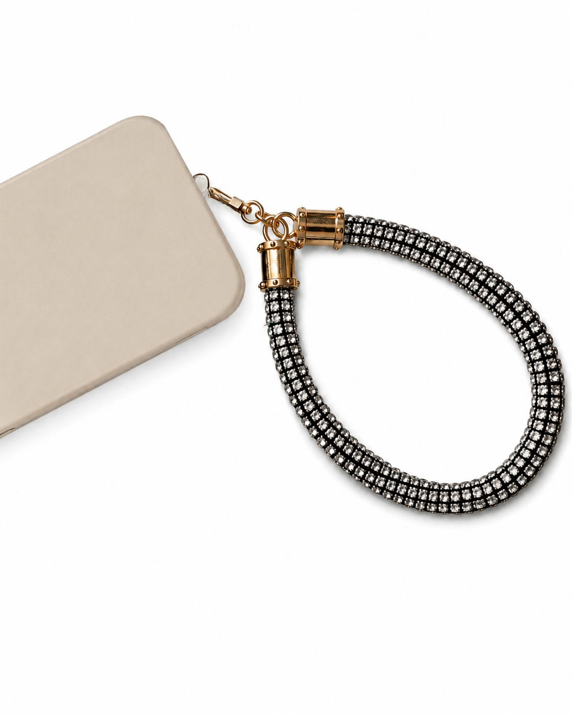Black Crystal Wristlet