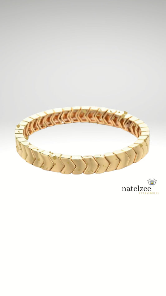 Brass Enamel Bracelets - Gold