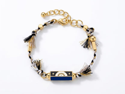 Evil Eye Tassel Bracelet
