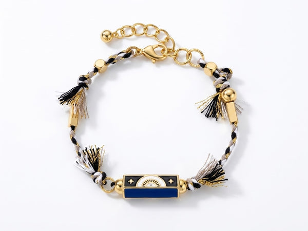 Evil Eye Tassel Bracelet