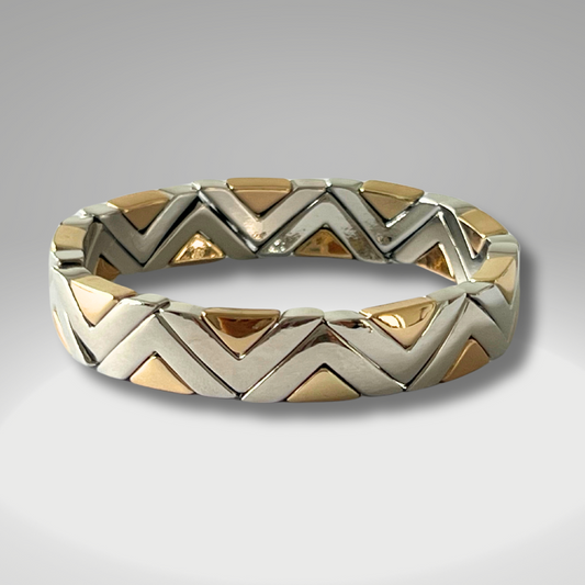 Brass Enamel Bracelets - Gold & Silver