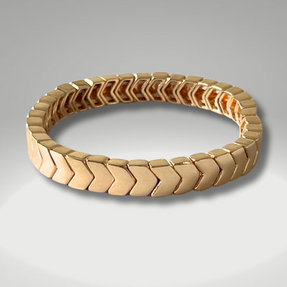 Brass Enamel Bracelets - Gold